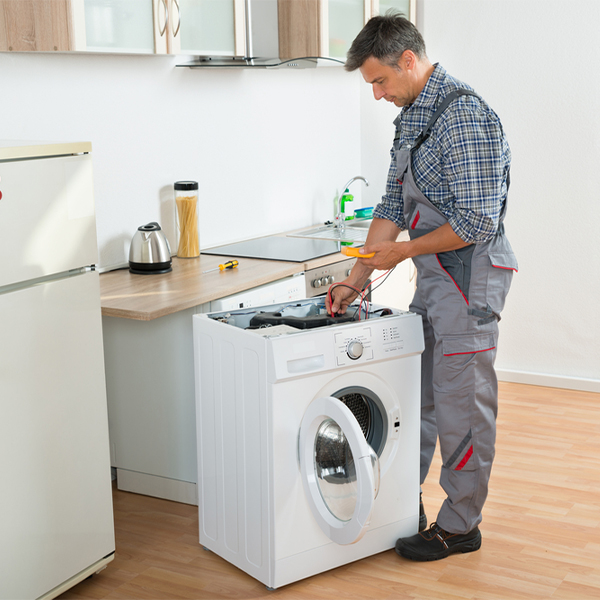 can you walk me through the steps of troubleshooting my washer issue in Center Junction IA